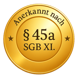 Anerkannt nach § 45b SGB XI. Einzelbetreuung